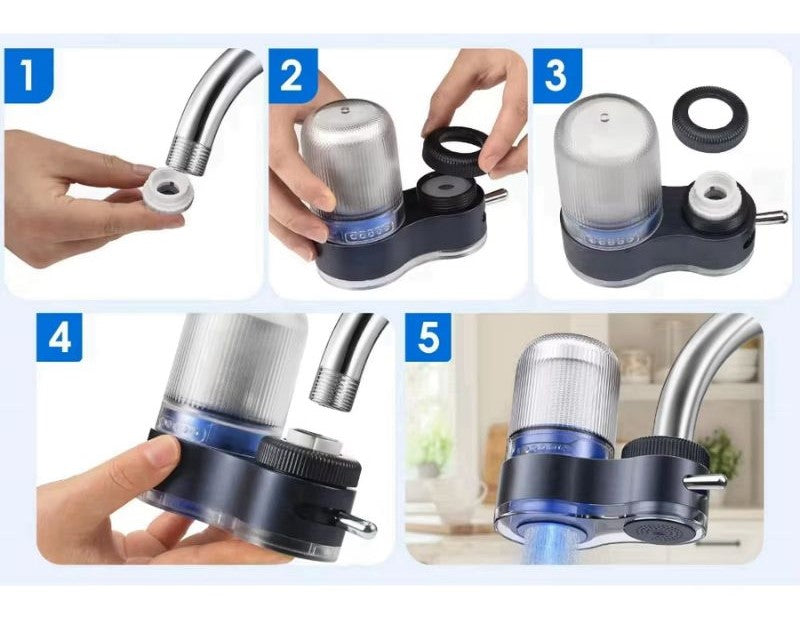 Filtro de Água Universal para Torneira – Purifique™ 8