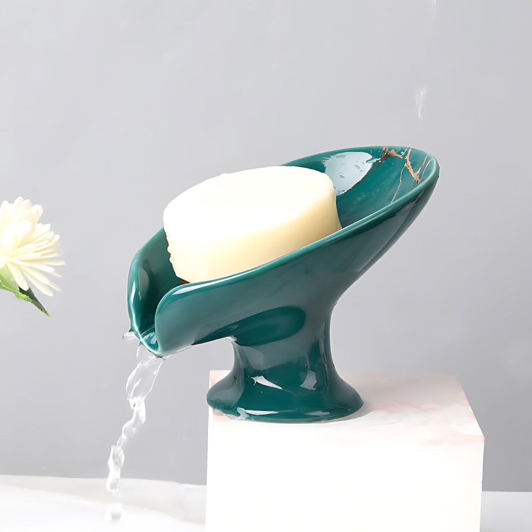 Saboneteira para Banheiro de Cerâmica Florada 2