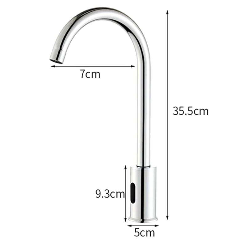 Torneira Com Sensor De Proximidade Automática Banheiro Luxo 2