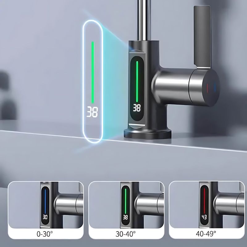 Torneira Gourmet Digital para Cozinha e Banheiro Alexa 2
