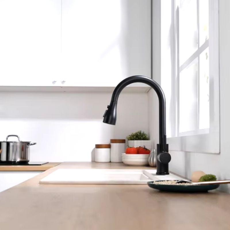 Torneira para Cozinha Escovada Monocomando 360° Sync 71