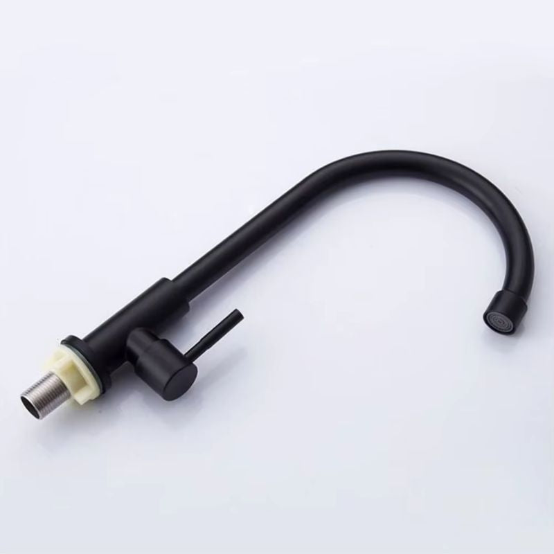 Torneira para Cozinha Misturador Monocomando Alta Preta Fosca 1