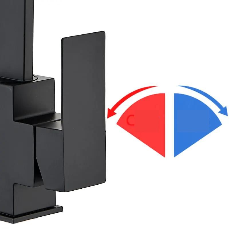 Torneira para Cozinha Quadrada 360° Monocomando Box 20